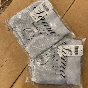 2 pair Soma grey underwear size large still in package